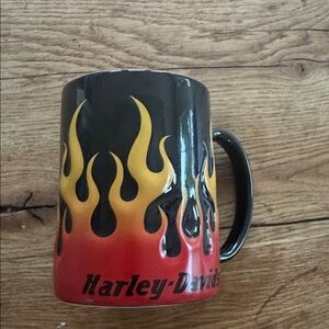 Harley Davidson Flame Fire Coffee Mug